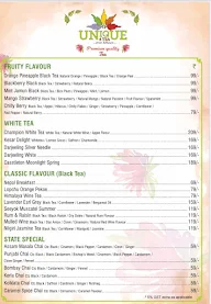 Unique4tea menu 1