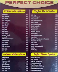 Perfect Choice Snacks And Food Center menu 3