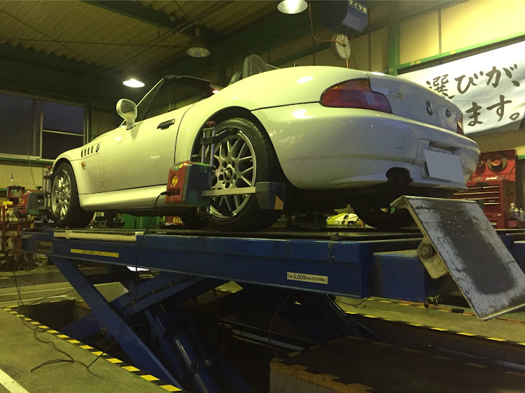Z3 ロードスターのアライメント調整・自分でやればタダに関するカスタム事例の投稿画像2枚目