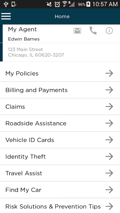 Android application Private Client Connect screenshort