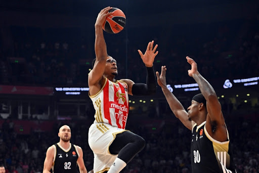 Košarkaši Crvene zvezde pobedili Asvel i zabeležili peti uzastopni trijumf u Evroligi