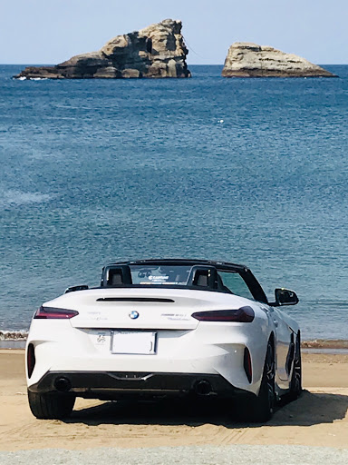 Z4 ロードスター のロードスターrf マツダロードスター 雲見海岸 撮影する人 西伊豆に関するカスタム メンテナンスの投稿画像 車のカスタム情報はcartune