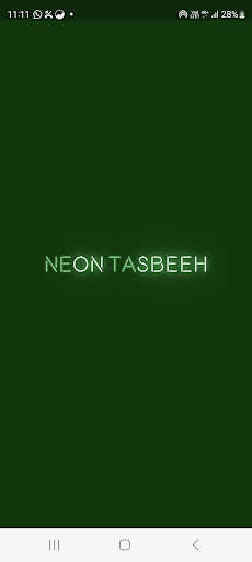 Screenshot Neon Tasbeeh Counter