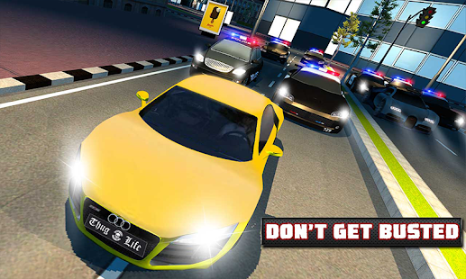 Police Car Chase Night Escape: NY Cops vs Robbers 1.2 APK + Мод (Unlimited money) за Android