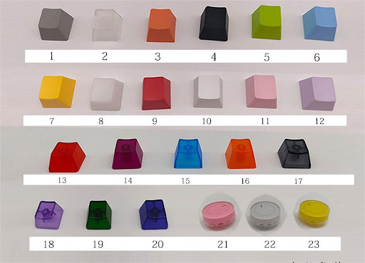 Title 7, Single Mechanical Keyboard Key Cover with Cross...