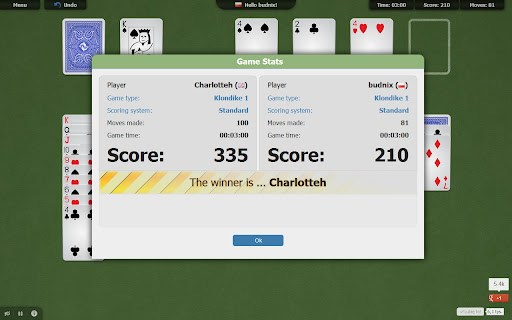 Solitaire multiplayer