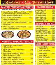 Aandaz Wakhra menu 2