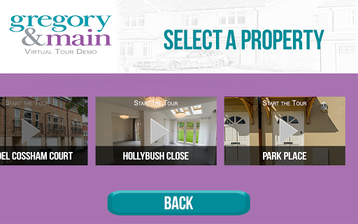 Gregory & Main Virtual Tour App