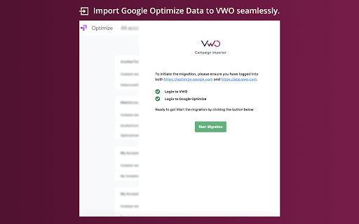 Migrate from Google Optimize to VWO