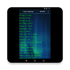 Note Terminal Notepad