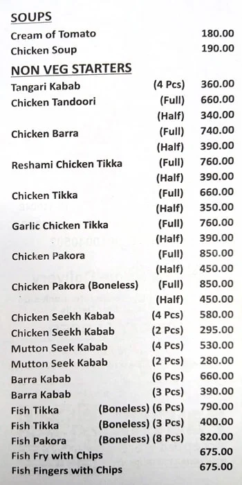 New Minar menu 