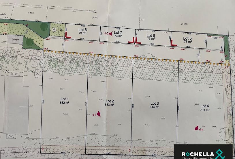  Vente Terrain à bâtir - 774m² à Bourgneuf (17220) 