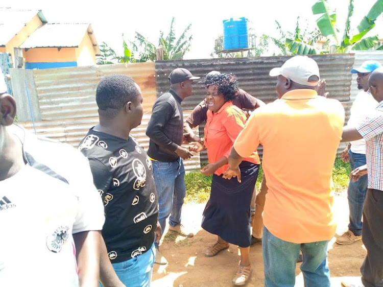 ODM officials engage in a fistfight