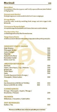 One Asia - Indore Marriott Hotel menu 7