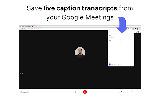 CaptionSaver Pro for Google Meet