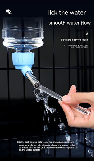 Title 5, Hanging pet drinking water apparatus with ball ...