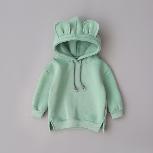 Title 1, Fleece-lined hooded sweatshirt, providing warmt...