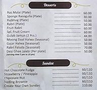 Shri Shyam Dairy menu 2