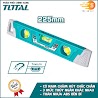 Thước Thủy Mini 225Mm Có Nam Châm Hút Total Tmt2267 - 3 Mức Thủy, Thân Nhựa Abs, Độ Chính Xác Cao, Nhỏ Gọn Tiện Dụng, Chống Nước