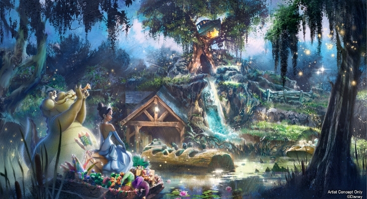 Tiana's Bayou Adventure rendering