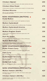 Mairaj Kitchen Kraft menu 5