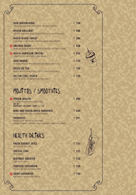 Rasta Cafe menu 1