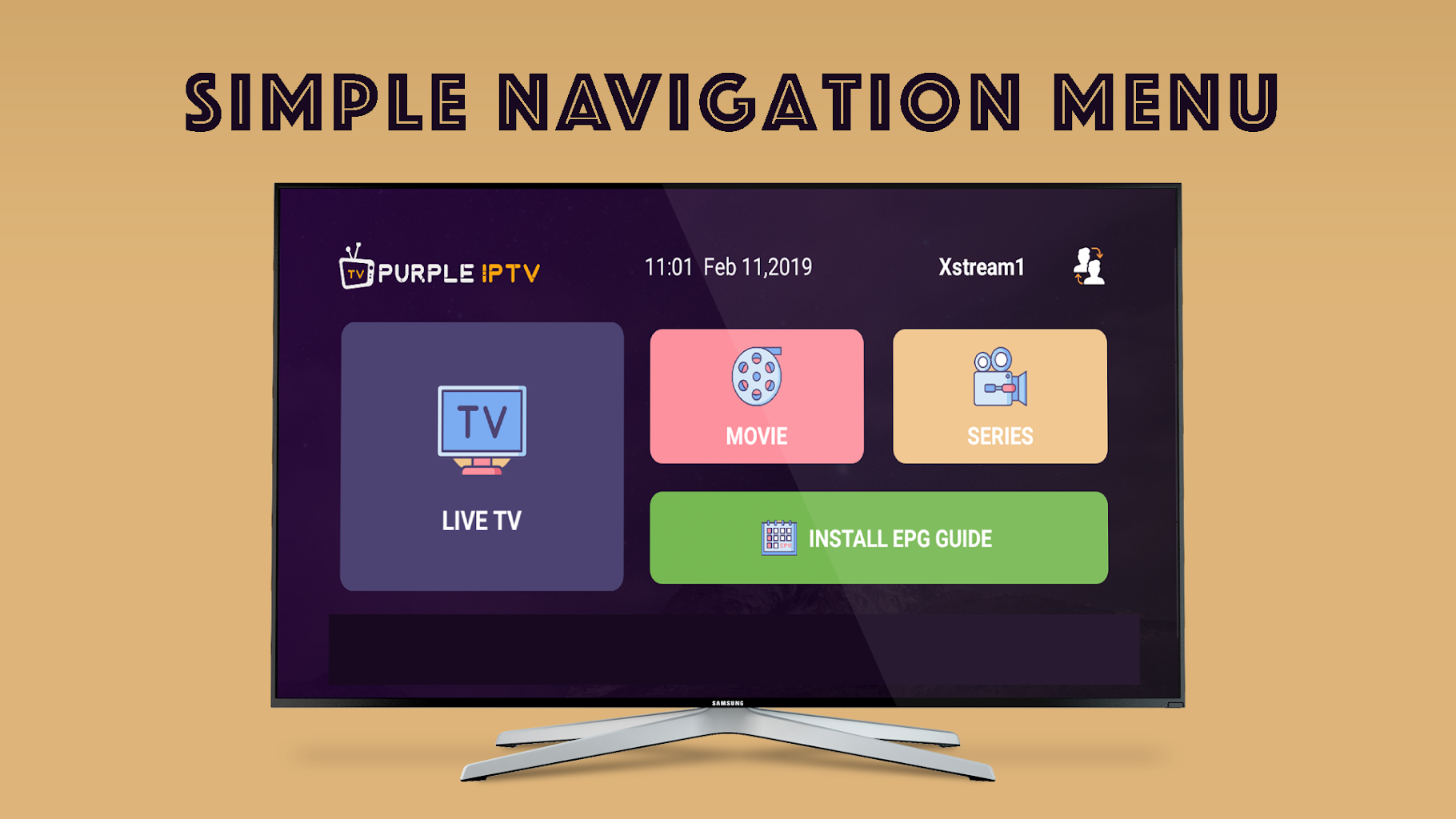 purple iptv player