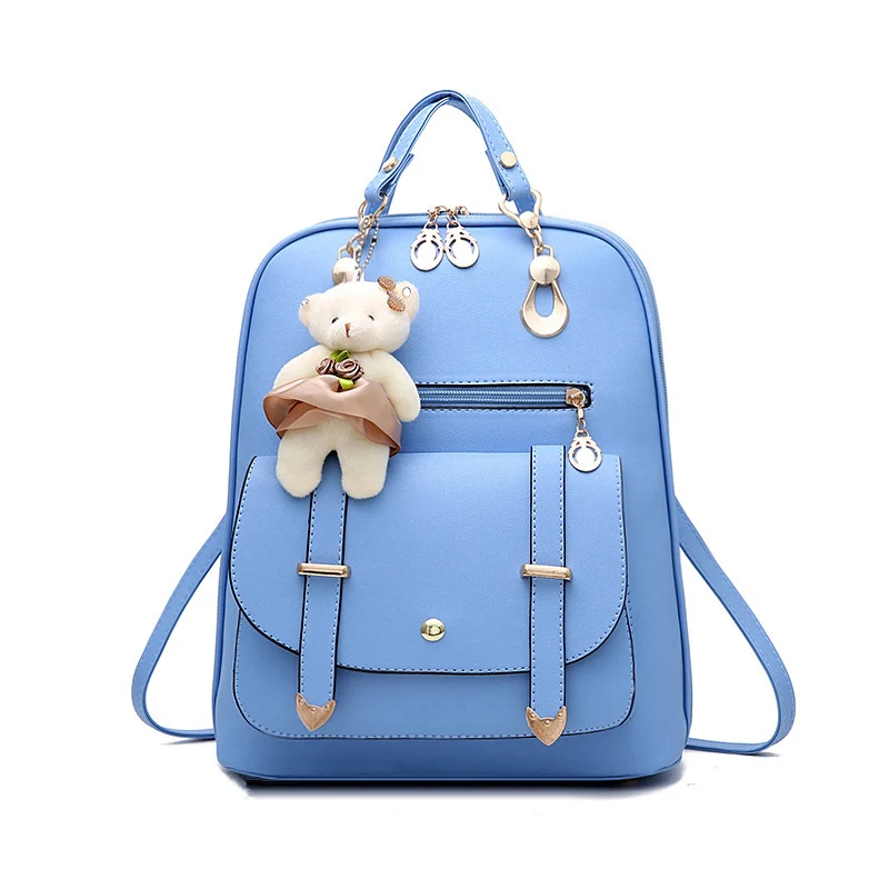 Mochila feminina para estudantes de moda, bolsa de viagem casual, design moderno e confortável para lazer e viagens.