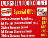 Ever Green Food Corner menu 3