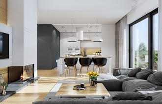 Aranżacja wnętrz 3 domu Dom na szerokiej 3