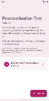 Procrastination Test Screenshot
