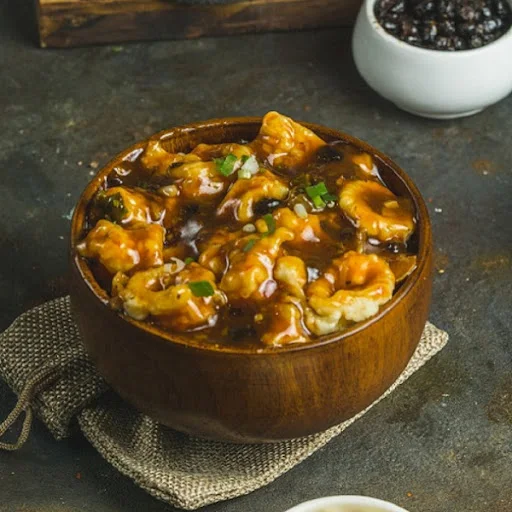 Wok Fried Squid In Chilli Black Bean Sauce