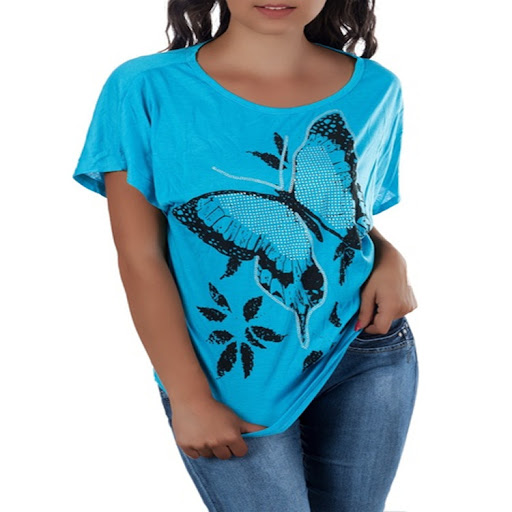 Title 4, Pullover Round Neck Loose-fit Womens T-shirt