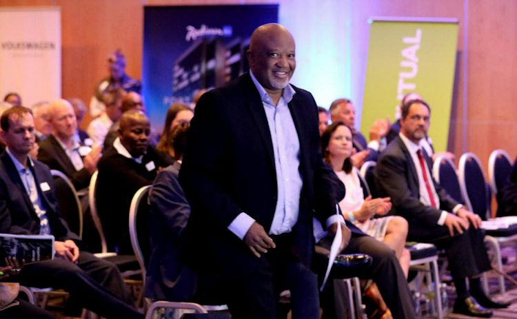 Mcebisi Jonas speaks at the Nelson Mandela Bay Business Chamber annual general meeting