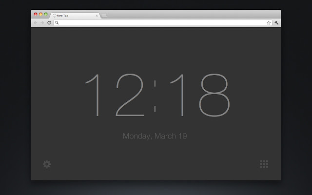 New Tab Clock