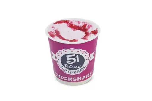 Pulpy Strawberry Thick Shake [250 Ml]