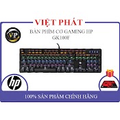 Bàn Phím Cơ Gaming Hp Gk100F - Chính Hãng + Km Tấm Lót Chuột