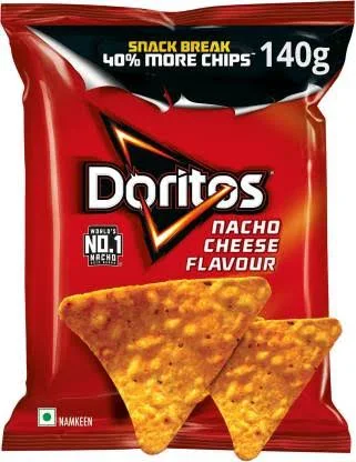 Doritos Cheese Flavour Nachos - 140 gm