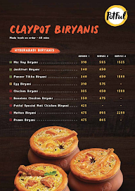Potful - Claypot Biryanis menu 1