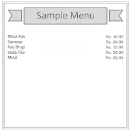 Changu Mangu Vadapav Centre menu 1