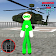 Stickman Rope Hero Green Hero Gangstar Crime icon