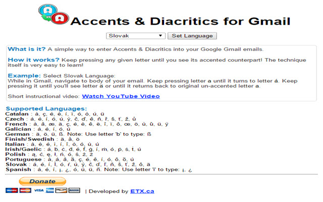 Accents & Diacritics for Gmail Preview image 0