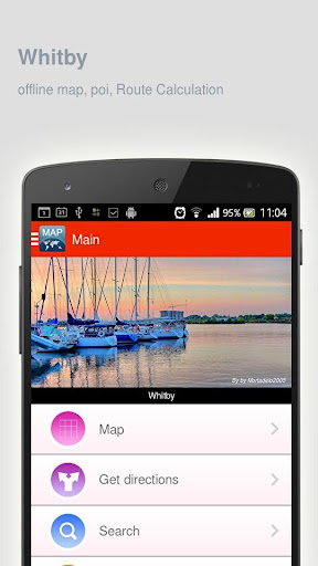 Whitby Map offline