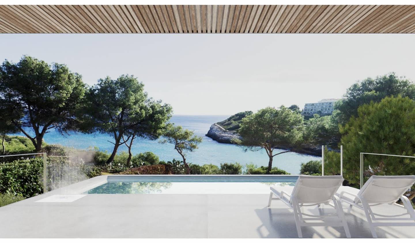 House with pool and garden Cala Mendia