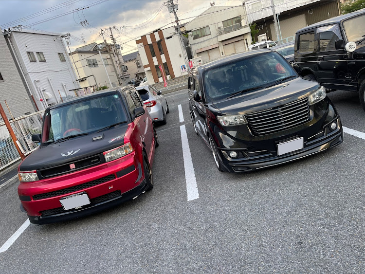 bBのbB・コラボ・初対面プチオフ・レストア中・お久しぶりですに関するカスタム事例の投稿画像1枚目