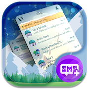 SMS Plus Pure Snow Mountain Theme  Icon