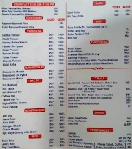 Kissan Vaishno Dhaba menu 1