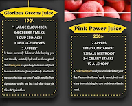 Dr. Juice and cafe menu 3