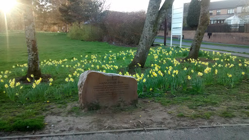 Mains Estate Park Plaque