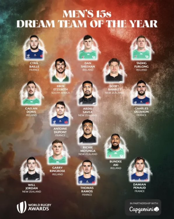 World Rugby's Dream Team of 2023 featured only one Springbok player.